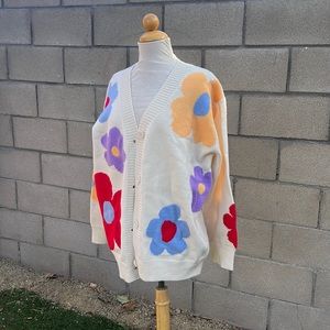 Floral Vintage Sweater